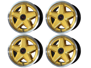 speedART 18' ATS style monobloc and cover wheel set Gold. Porsche 964 / 993 / 996 / 997.1 / 986 / 987 / 928